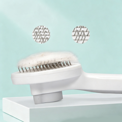 One-Click Self-Cleaning Pet Slicker Brush